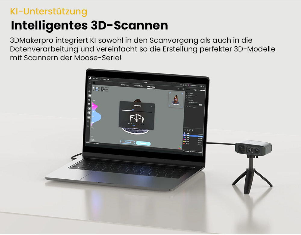 3DMakerpro Moose 3D-Scanner – Standard-Edition