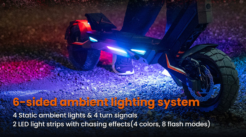 KuKirin T3 elektromos robogó, 800 W-os motor, 48 V 15,6 Ah akkumulátor, 10 hüvelykes gumik, 45 km/h maximális sebesség, 58 km hatótáv, első és hátsó tárcsafék, négykaros lengéscsillapító