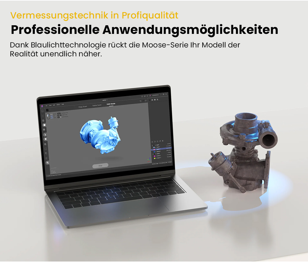 3DMakerpro Moose Lite 3D-Scanner – Luxus-Edition