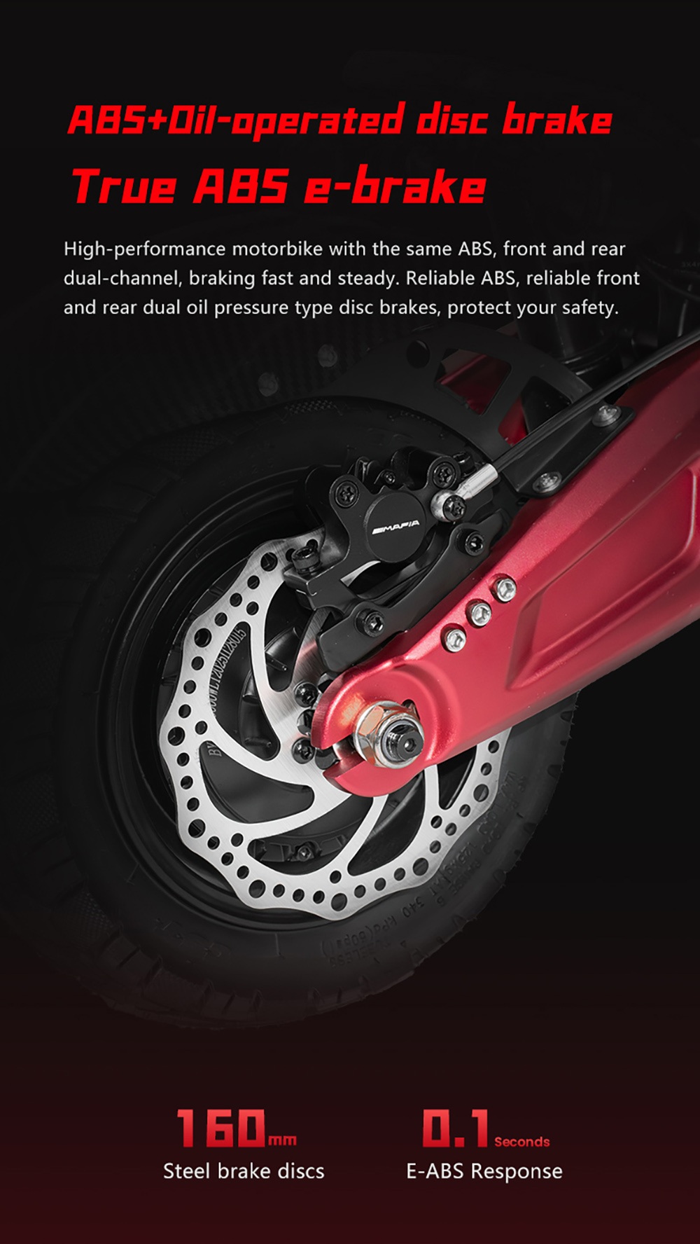 BOYUEDA S5-11 Elektroroller, 2 x 3000 W Motor, 60 V 38 Ah Akku, 11 Zoll Reifen, 85 km/h Höchstgeschwindigkeit, 120 km Reichweite, zwei hydraulische Scheibenbremsen, hydraulischer Stoßdämpfer, LCD-Display