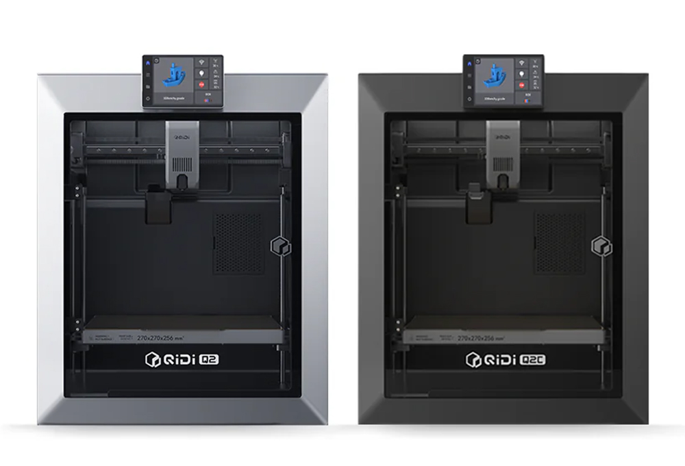 QIDI Q2C Imprimante 3D, vitesse de 600mm/s, 370℃ Hotend Tout Métal, Impression Multi-matériaux, Volume de Construction de 270×270×256mm, Système CoreXY, Nivellement Automatique et Plaque Magnétique PEI