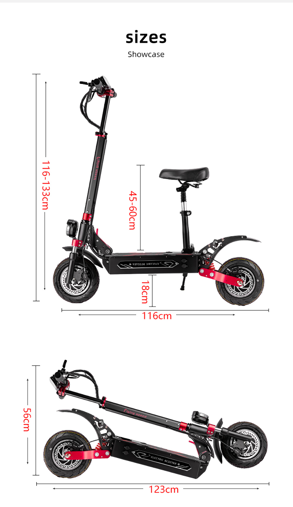 BOYUEDA Q7 Pro Max Trottinette électrique, moteur 1600 W x 2, batterie 52 V 28 Ah, pneu 10 pouces, vitesse maximale 70 km/h, autonomie 110 km, doubles freins à disque hydrauliques, amortisseur hydraulique avant et amortisseur à ressort arrière, écran LCD