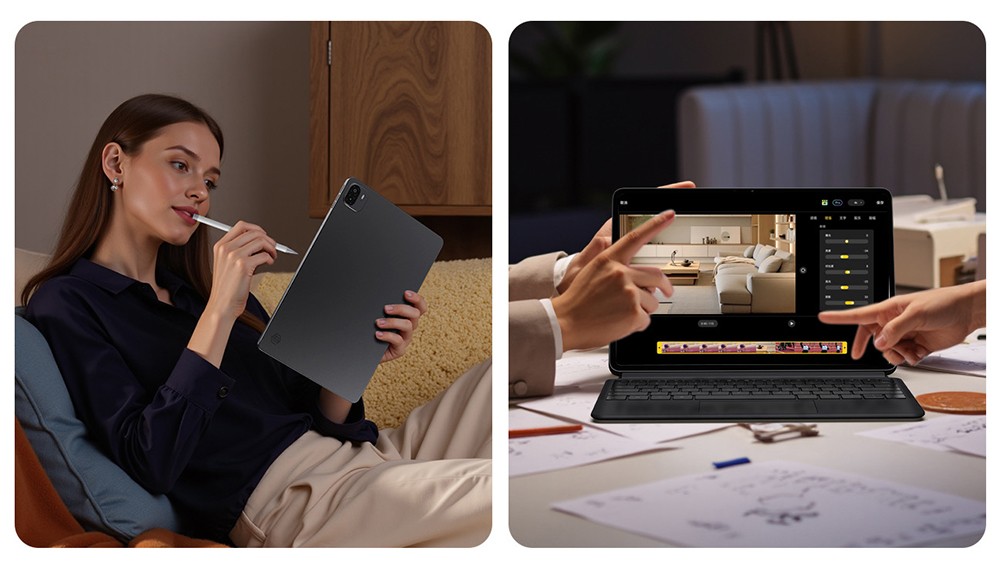 ALLDOCUBE Ultra Pad AI Tablet Billentyűzettel &eacute;s Stylusszal, 13 h&uuml;velykes 2880*1840 144Hz IPS Kijelző, Android 15, Qualcomm Snapdragon 7+Gen3 8 Mag, 12 GB RAM 256 GB ROM, WiFi 6 Bluetooth 5.4, 13M+5M Kamera, 8*Hangsz&oacute;r&oacute;, 15000mAh Akkumul&aacute;tor, 33W PD T&ouml;lt&eacute;s