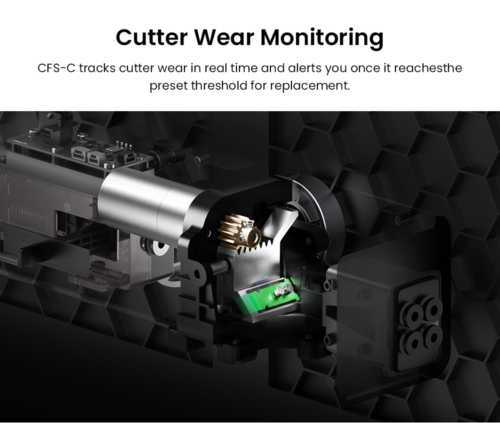 Creality CFS-C Filament System for K1C / K1 Max / K1 / K1 SE, Up to 16 Colors, Auto Cutting, Run-Out Detection & Real-Time Monitoring