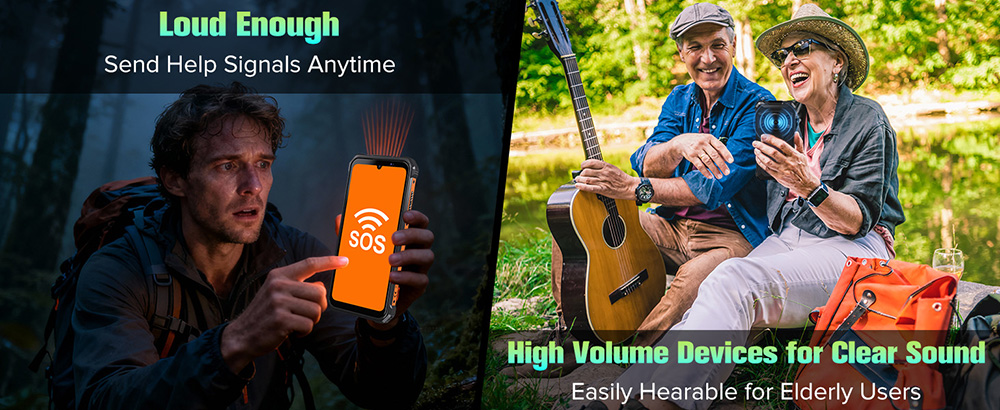 Smartphone robuste 4G FOSSiBOT F110L, 12 Go + 128 Go, &eacute;cran HD+ 6,745