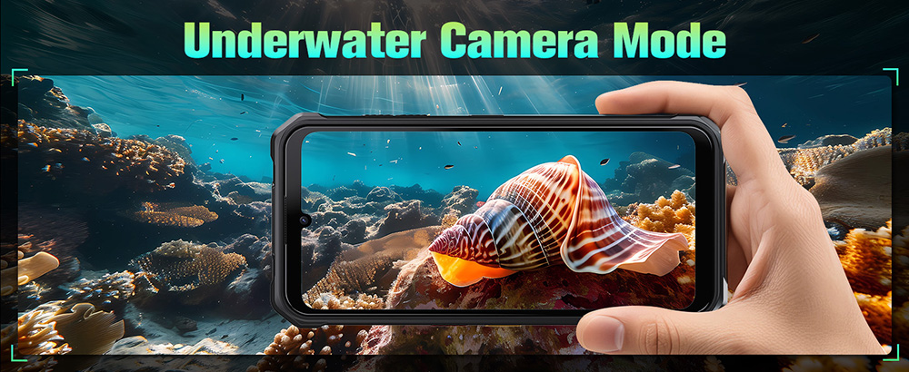 Smartphone robuste 4G FOSSiBOT F110L, 12 Go + 128 Go, &eacute;cran HD+ 6,745