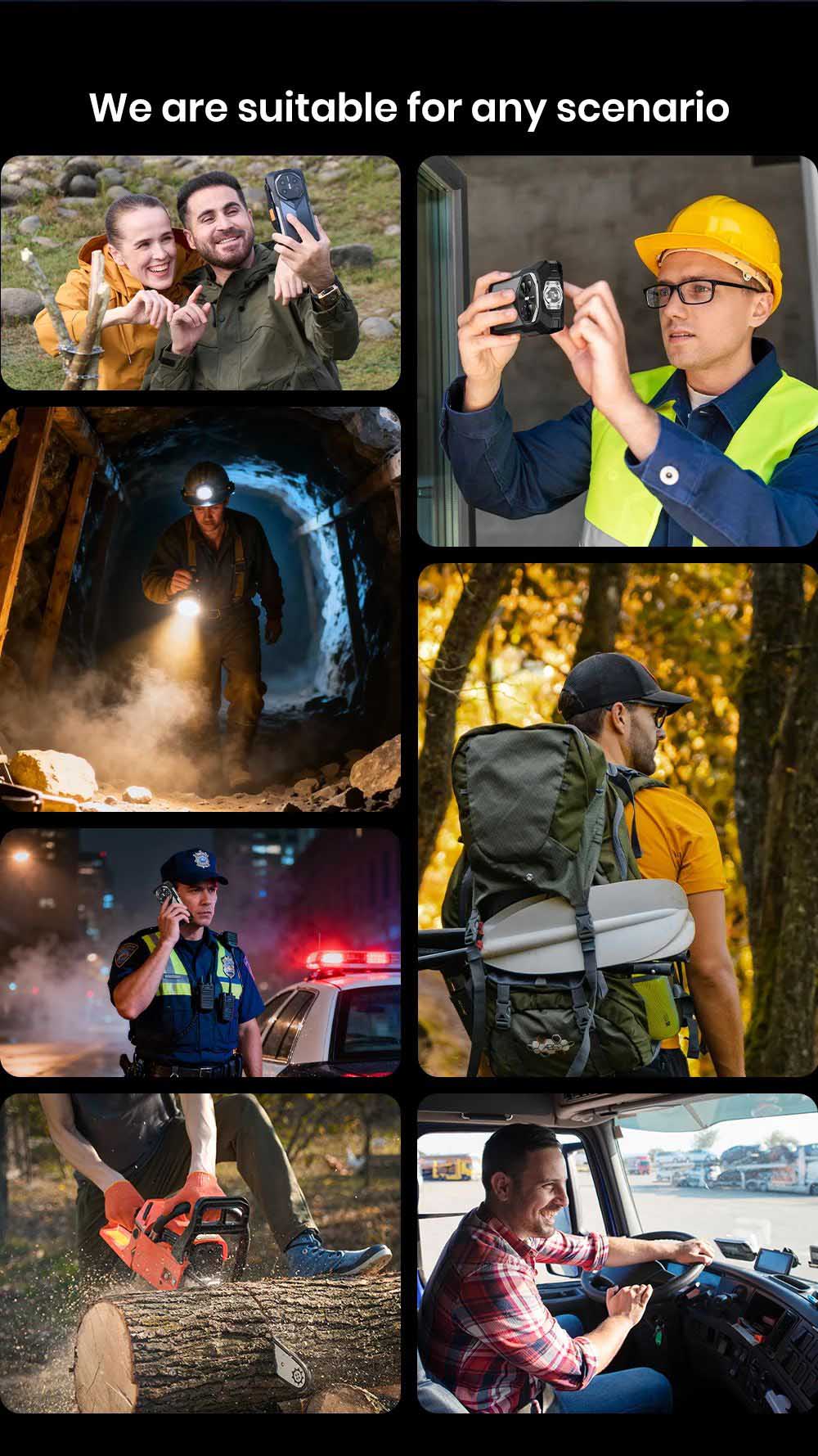 FOSSiBOT F113 5G Rugged Smartphone, 36 GB RAM + 256 GB ROM, 6,78