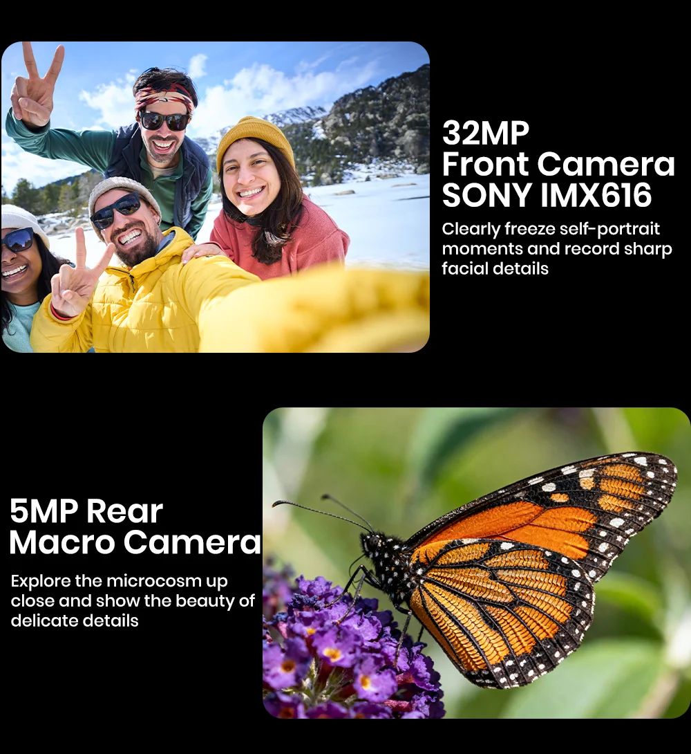 FOSSiBOT F113 5G Rugged Smartphone, 36 GB RAM + 256 GB ROM, 6,78