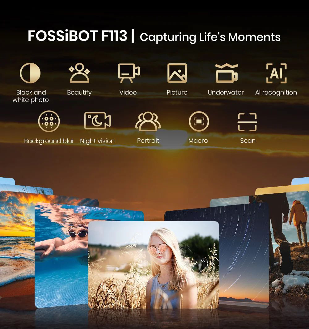 FOSSiBOT F113 5G Rugged Smartphone, 36 GB RAM + 256 GB ROM, 6,78