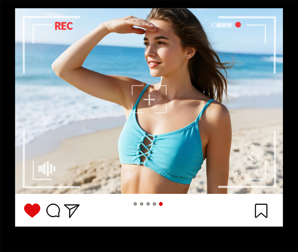 LOKMAT AI Smart Glasses, 8MP Camera, Al Translation, Music Playback