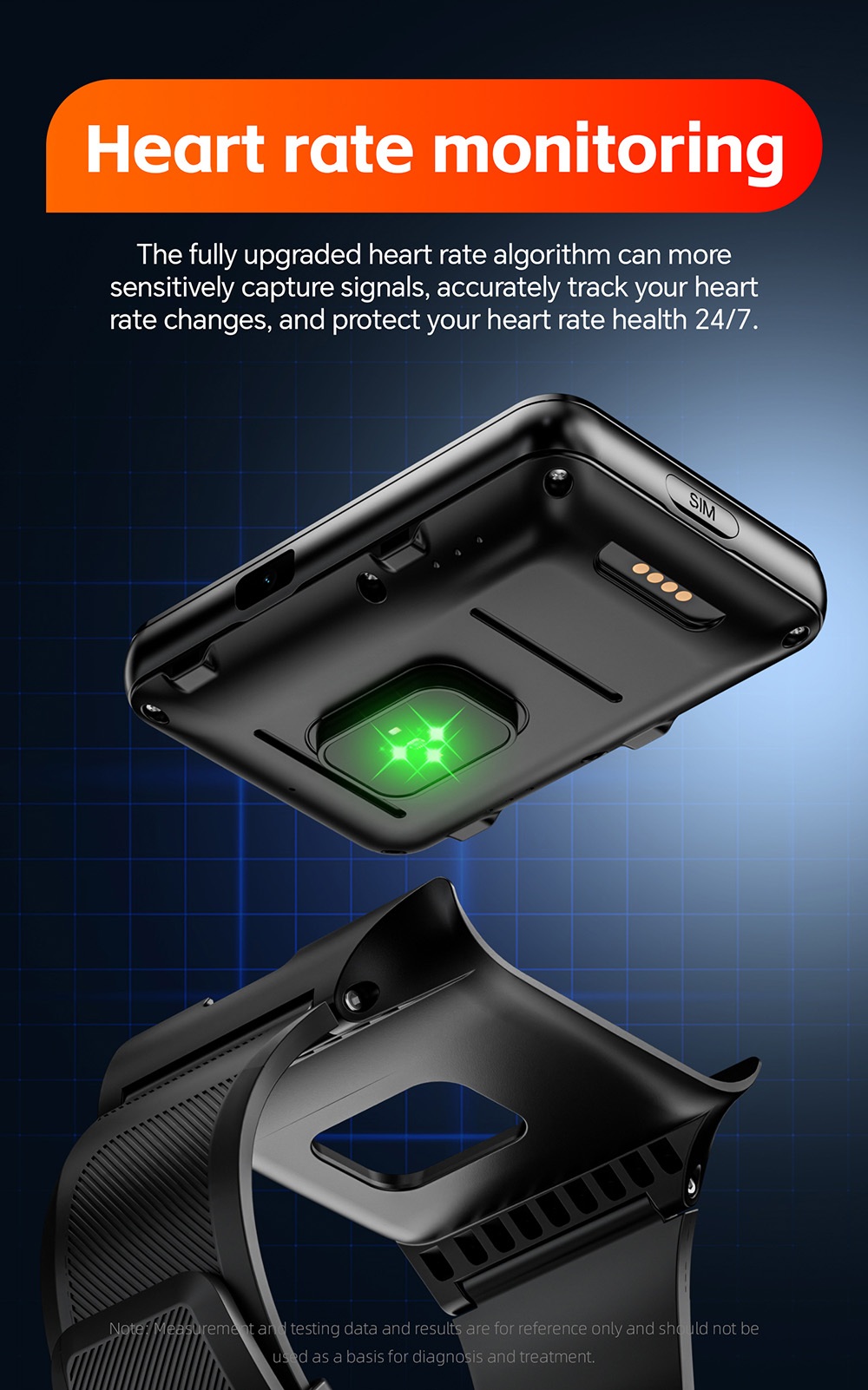 LOKMAT APPLLP MAX Smartwatch, 2.88 inch Screen, 4G/5G Network, Android 11, Heart Rate Monitoring, 1500mAh Battery - Silver