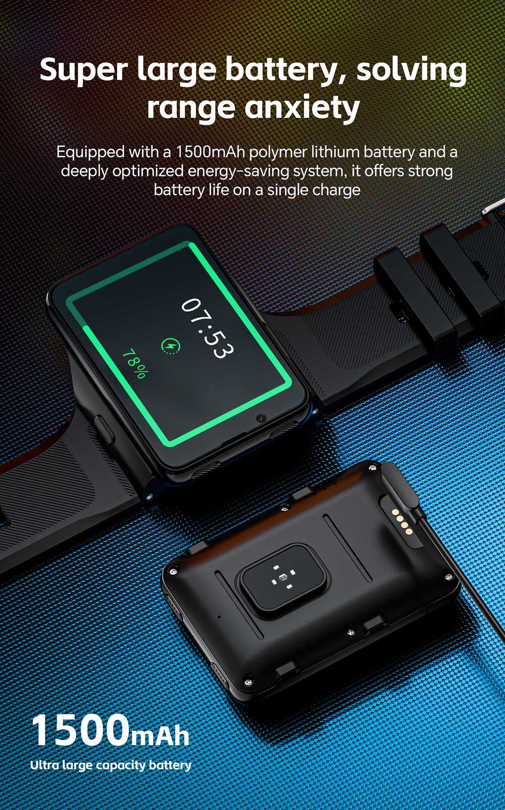 LOKMAT APPLLP MAX Smartwatch, 2.88 inch Screen, 4G/5G Network, Android 11, Heart Rate Monitoring, 1500mAh Battery - Silver