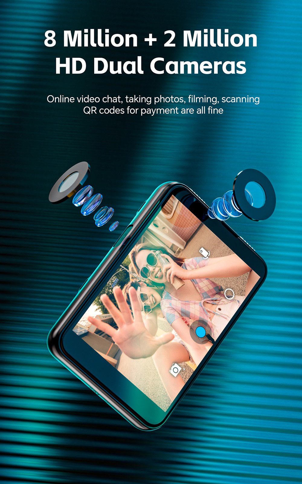 LOKMAT APPLLP MAX Smartwatch, 2.88 inch Screen, 4G/5G Network, Android 11, Heart Rate Monitoring, 1500mAh Battery - Silver