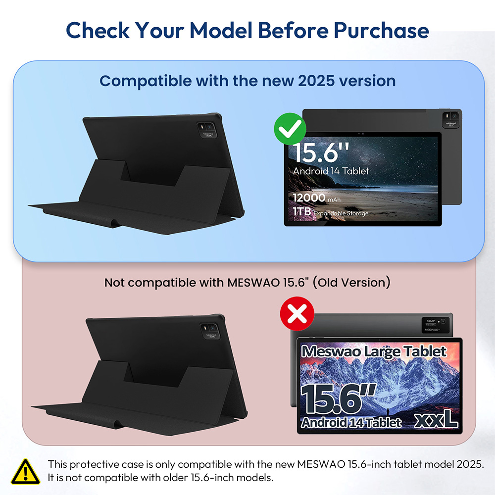 MESWAO Tablet Case for B3 & B3 Pro 15.6 inch Tablet