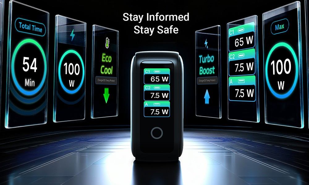 MINIX P3 Pro 3-Port LED GaN Wandladeger&auml;t