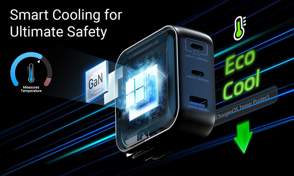 MINIX P3 Pro 3-Port LED GaN Wandladeger&auml;t