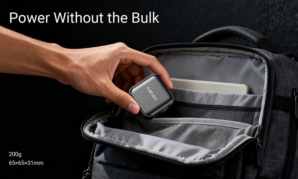 MINIX P3 Pro 3-Port LED GaN Wandladeger&auml;t