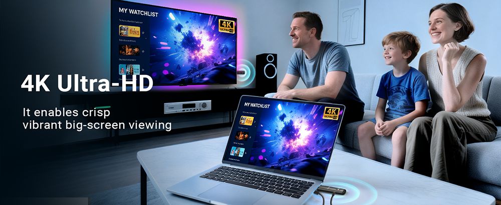 MINIX H4K Kabelloser HDMI-zu-HDMI-Adapter, 4K Ultra HD, Plug & Play, &Uuml;bertragungsreichweite 50&ndash;70 m