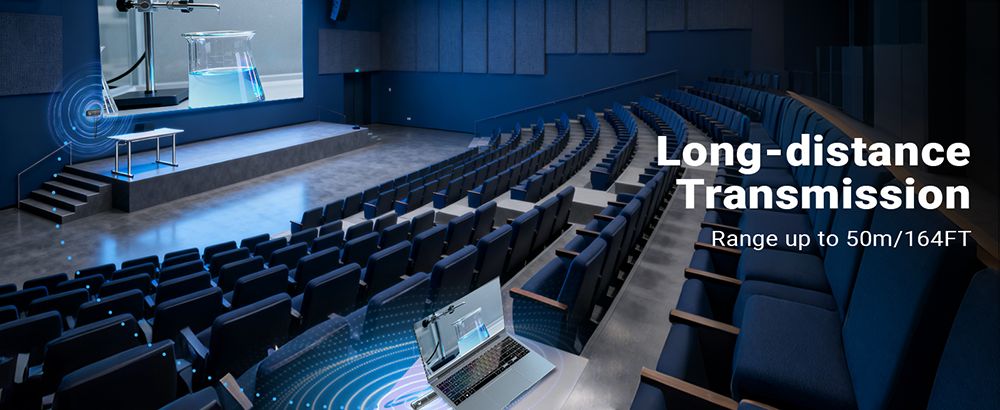 MINIX H4K Kabelloser HDMI-zu-HDMI-Adapter, 4K Ultra HD, Plug & Play, &Uuml;bertragungsreichweite 50&ndash;70 m