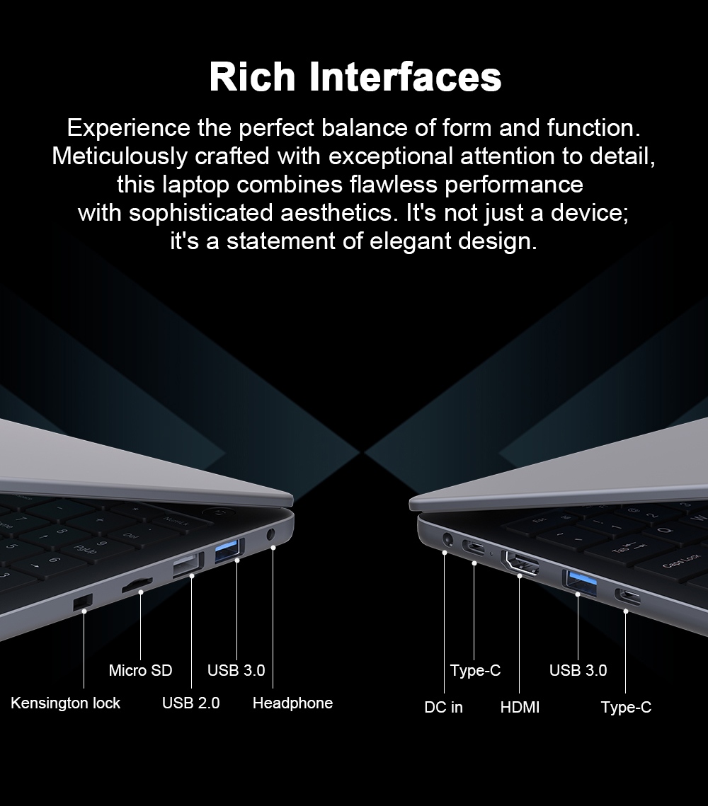 Ordinateur portable Ninkear A15 Plus, &eacute;cran 15,6 pouces 1920 x 1080 60 Hz, processeur AMD Ryzen 7 5825U 8 c&oelig;urs jusqu'&agrave; 4,5 GHz, 16 Go de RAM, SSD 1 To, Wi-Fi 6, Bluetooth 5.2, d&eacute;verrouillage par empreinte digitale, batterie 5500 mAh, 2 ports USB-C, 2 ports USB 3.0, 1 port USB 2.0, 1 port HDMI, 1 lecteur de carte microSD, 1 prise casque