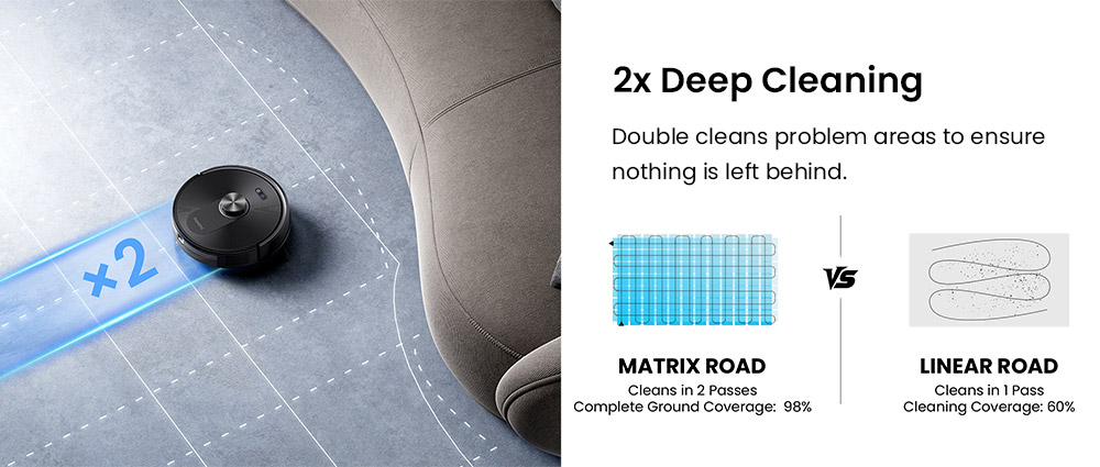 Proscenic Q10 Robot Vacuum Cleaner with Mop, 8000Pa Strong Suction, 360&deg; LIDAR Navigation, 200-Min Runtime, Auto-Recharge & Resume, APP/Remote/Voice Control for Pet Hair & Large Homes