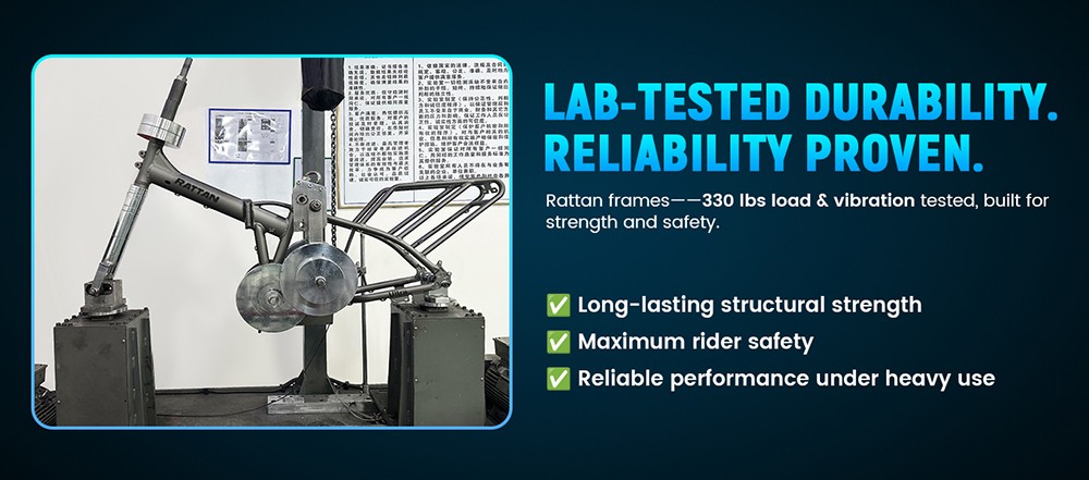 RATTAN LM Ultra Electric Bike, 1000W Motor, 48V 40.5Ah Battery, 20*4 inch Tires, 50km/h Max Speed, 190km Max Range, Hydraulic Brake, Full Suspension, Color Display - Black