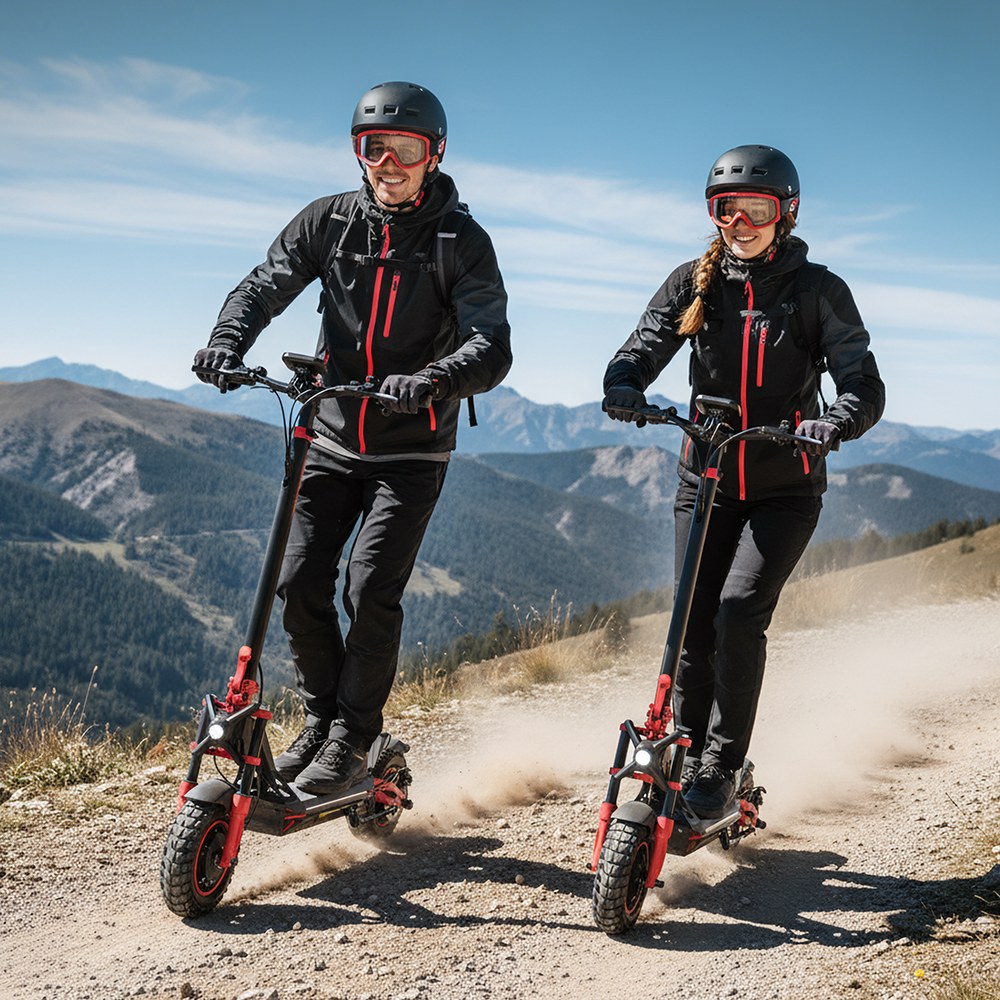 TWOFISH TW4 PRO Electric Scooter, 1000W*2 motor, 60V 23Ah batéria, 11 palcové pneumatiky, max. rýchlosť 72km/h, max. dojazd 60km, dvojkotúčová brzda, predný & zadný pružinový systém odpruženia, NFC odomykanie