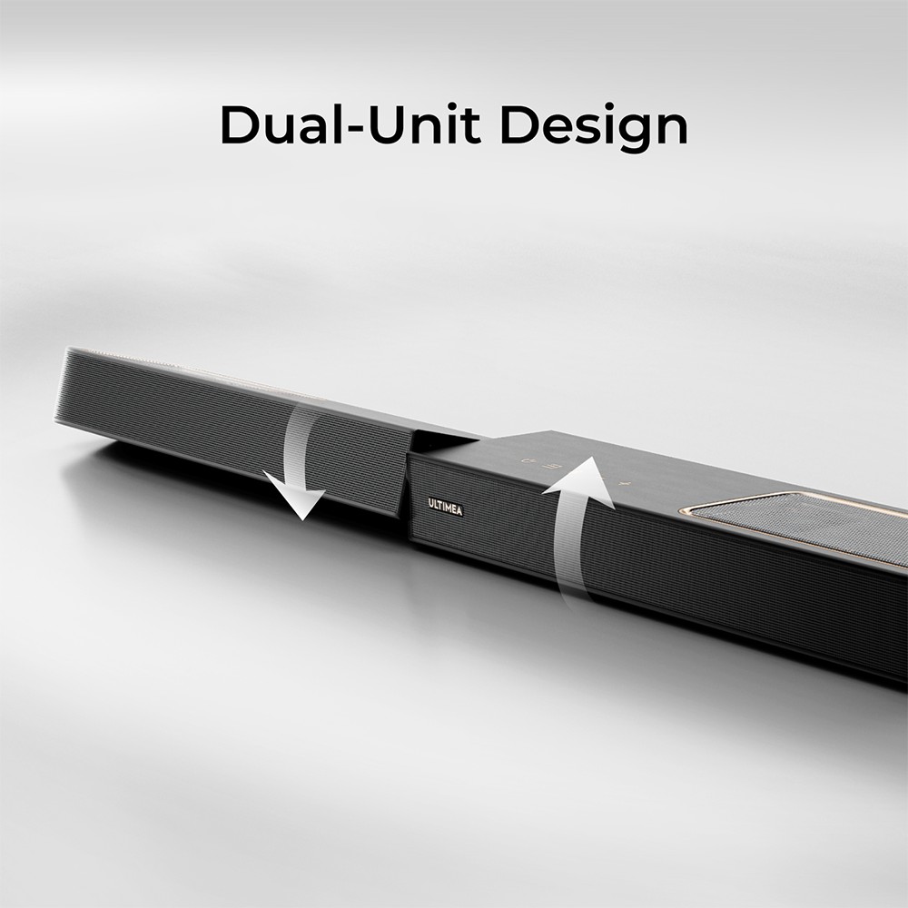 Ultimea Skywave F30 Boom 3.1.2ch Soundbar, 360W Peak Power, Dolby Atmos, APP Control, Supports HDMI Connection, Bluetooth 5.4