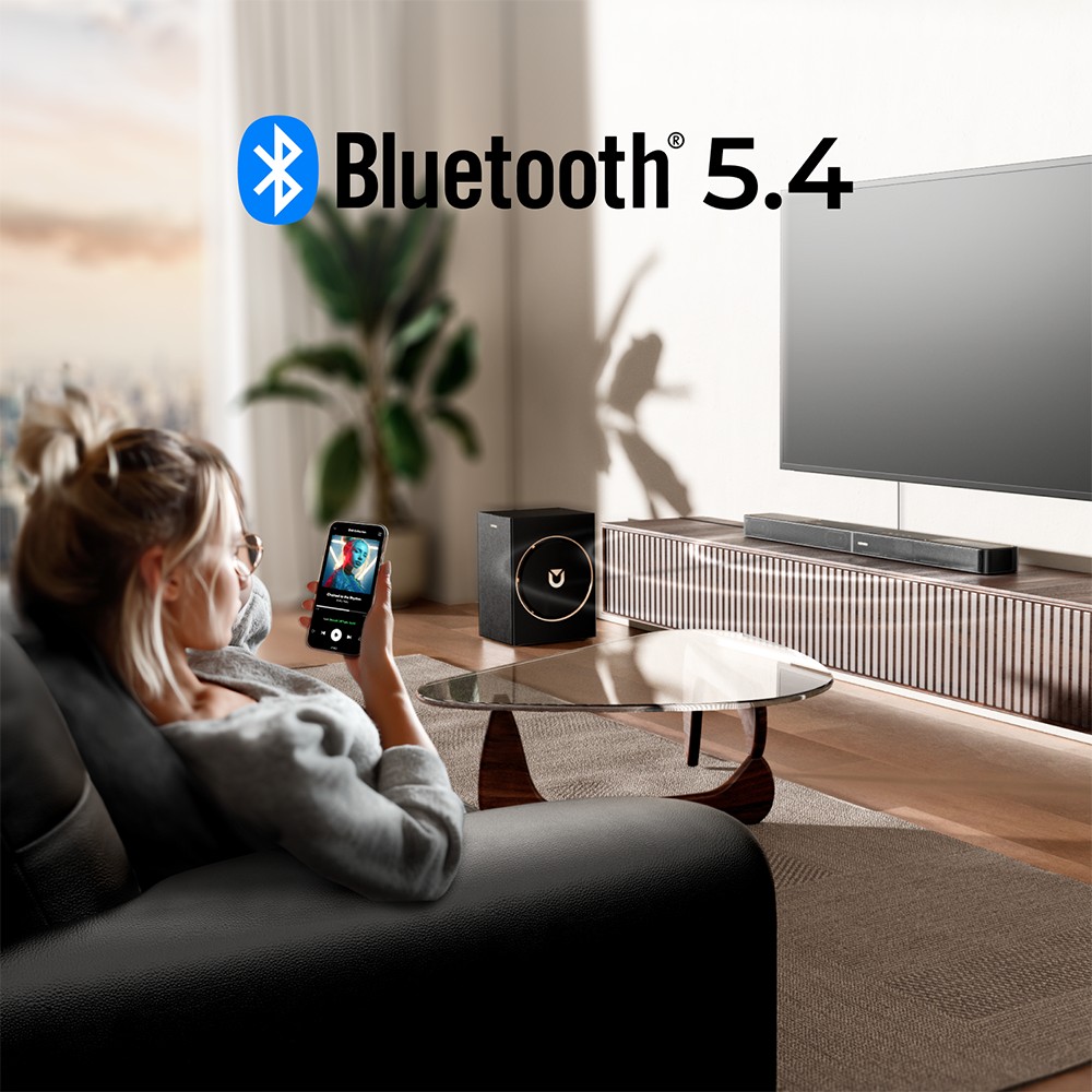 Ultimea Skywave F30 Boom 3.1.2ch Soundbar, 360W Peak Power, Dolby Atmos, APP Control, Supports HDMI Connection, Bluetooth 5.4