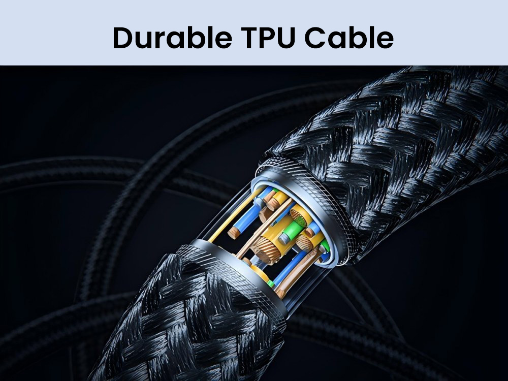 VDL POWER EC12 Portable EV Charger, 3.6kW Fast Charging, 6A-16A Adjustable Current, Type 2 Connector, IP65 Waterproof, LED Display