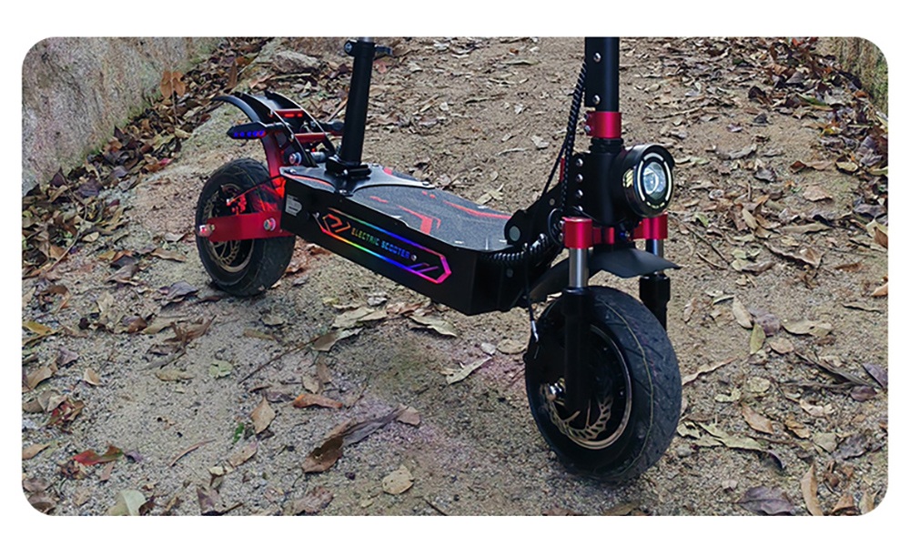 BOYUEDA Q7 Pro Max Electric Scooter, 1600W*2 Motor, 52V 28AH Battery, 10-inch Tire, 70km/h Max Speed, 110km Range, Dual Hydraulic Disc Brakes, Front Hydraulic Shock Absorber & Rear Spring Shock Absorber, LCD Display