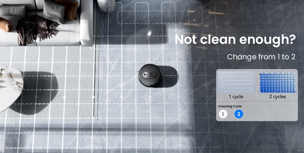 Proscenic Q8 Max+ Robot Vacuum and Mop, 8000Pa Suction, 200min Runtime, 3200mAh Battery, 60-Day Auto-Empty, 3L Dust Bag, LDS LiDAR Navigation, Multi-Floor Mapping, App & Voice Control