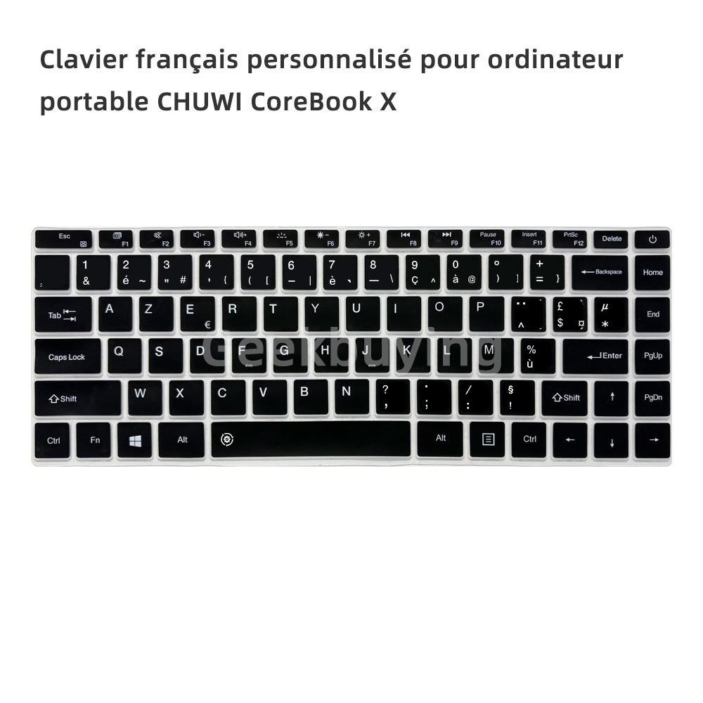 CHUWI CoreBook X Film pour clavier d'ordinateur portable - Fran&ccedil;ais