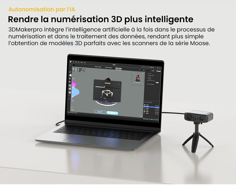 3DMakerpro Moose Lite Scanner 3D - Édition de luxe