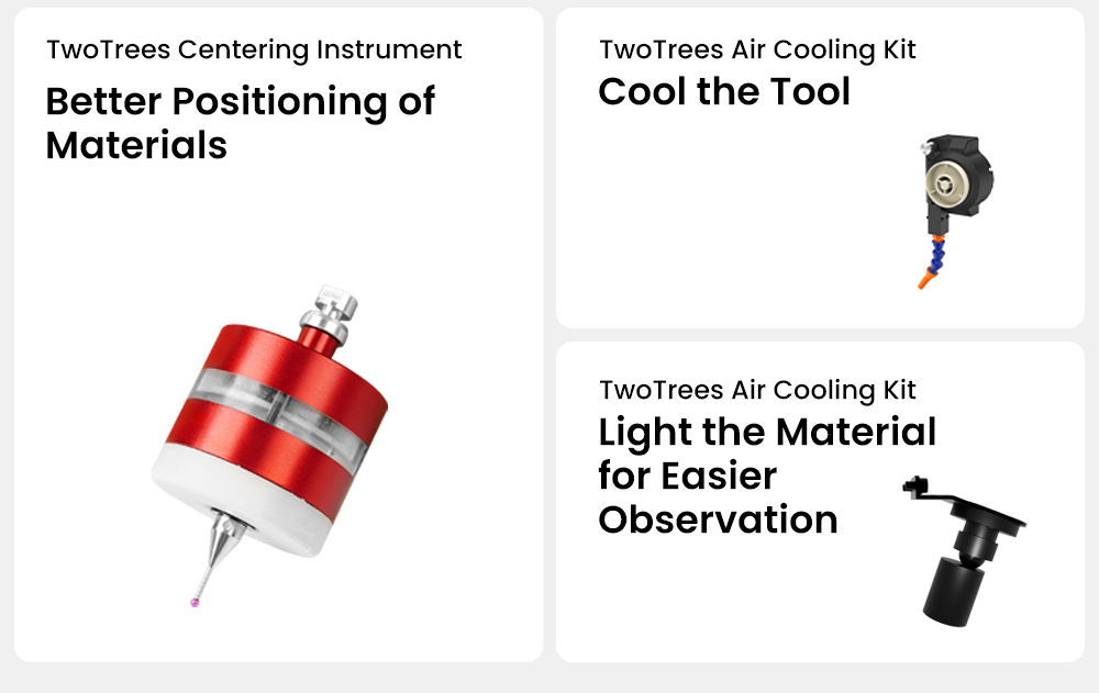 TWO TREES TTC450 Ultra CNC Marógép, 500W Orsóval, Kettős CNC és Lézer Üzemmód, 0,05mm Nagy Pontosságú, 3,5