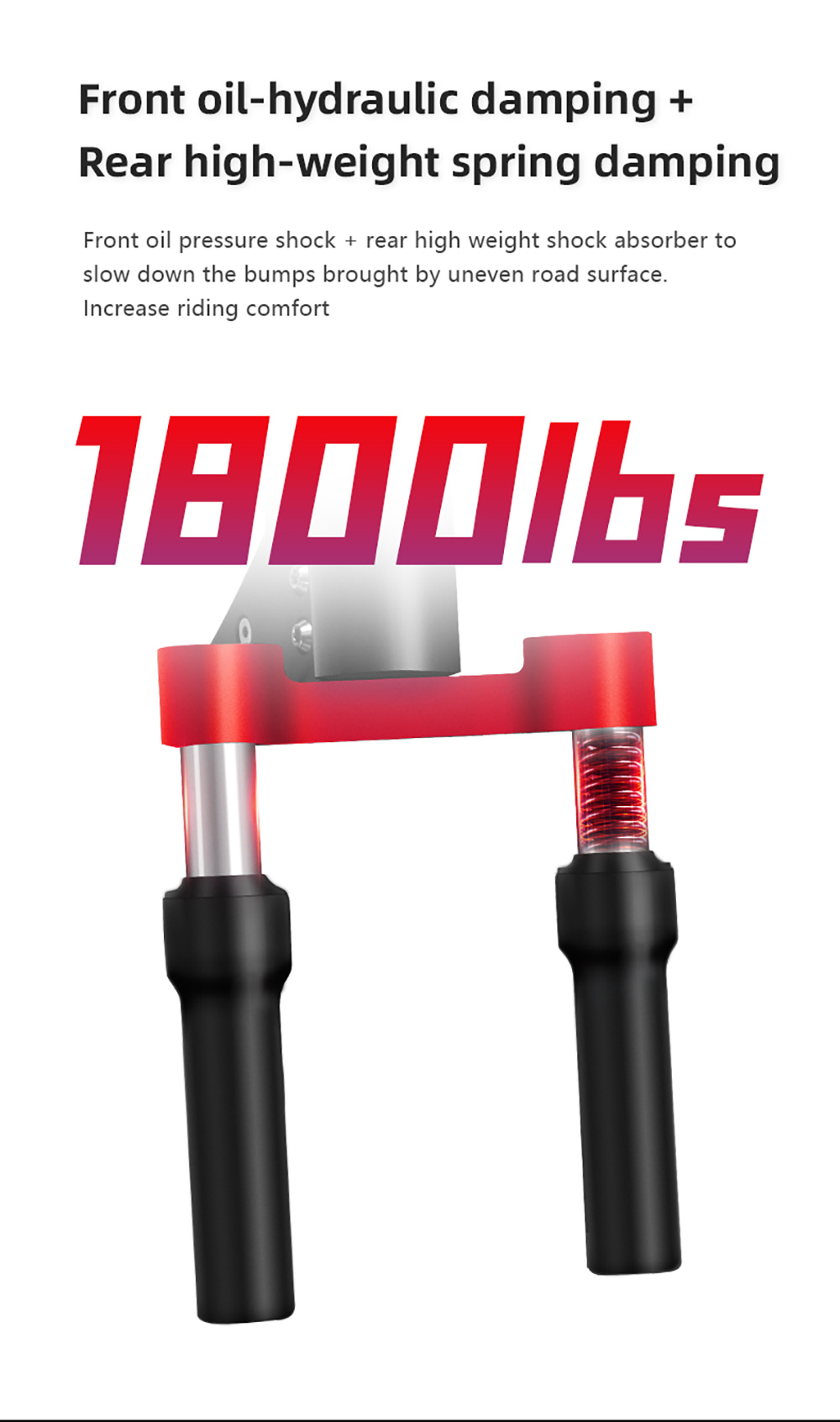 BOYUEDA Q7 Pro Max Electric Scooter, 1600W*2 Motor, 52V 28AH Battery, 10-inch Tire, 70km/h Max Speed, 110km Range, Dual Hydraulic Disc Brakes, Front Hydraulic Shock Absorber & Rear Spring Shock Absorber, LCD Display