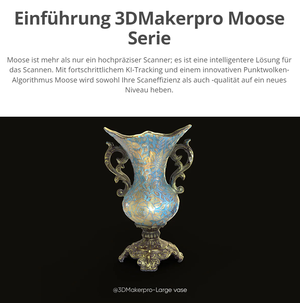 3DMakerpro Moose 3D-Scanner – Luxus-Edition