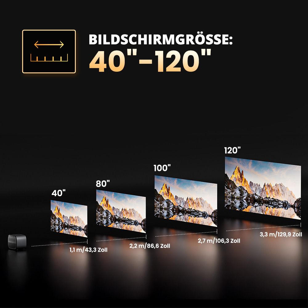 [Netflix- & Google-TV-zertifiziert] ETOE E3 Pro Projektor, Dolby Digital Plus, Native 1080P, 600 ANSI, 2GB+16GB, 5G WiFi, 4K-Decodierung, 20W Surround Sound, Nahtlose Autofokus-Funktion, Google Assistant, mit 10.000+ Apps