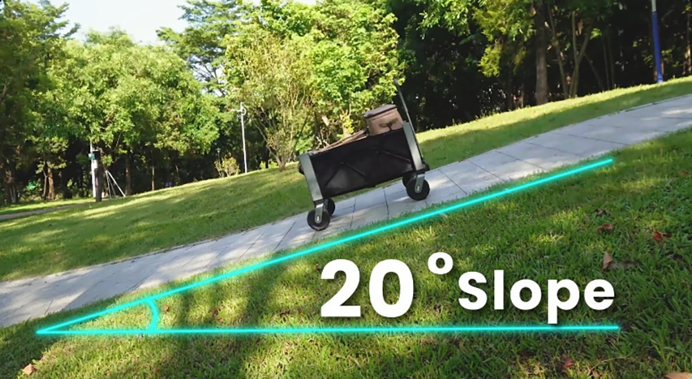 LITEFAR Orion Remote-Controlled Electric Wagon, 500W Quiet Hub Motor, 140L Cargo Capacity, 7.5” Solid Rubber All-Terrain Wheels with Brakes, 24,000mAh Battery, 7.5-Mile Range, 3-Speed Control, Foldable Aluminum Frame