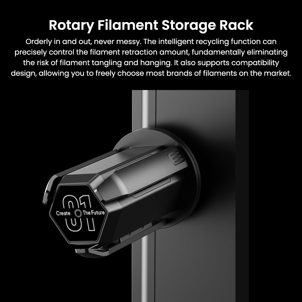 Elegoo Centauri Carbon 2 Combo 3D Printer, 4 Colors Printing CoreXY 500mm/s High-Speed, 350°C Nozzle, Carbon Fiber/PLA/ABS Compatible, LED Strip, 256*256*256mm