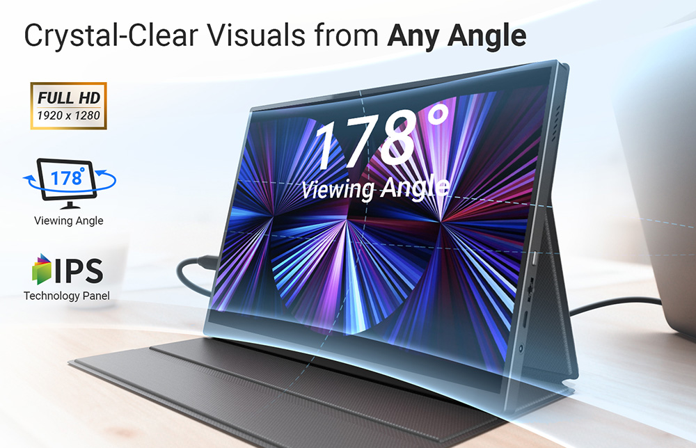 MINIX SF10T 10' sRGB Tragbarer Monitor (Touch Edition)