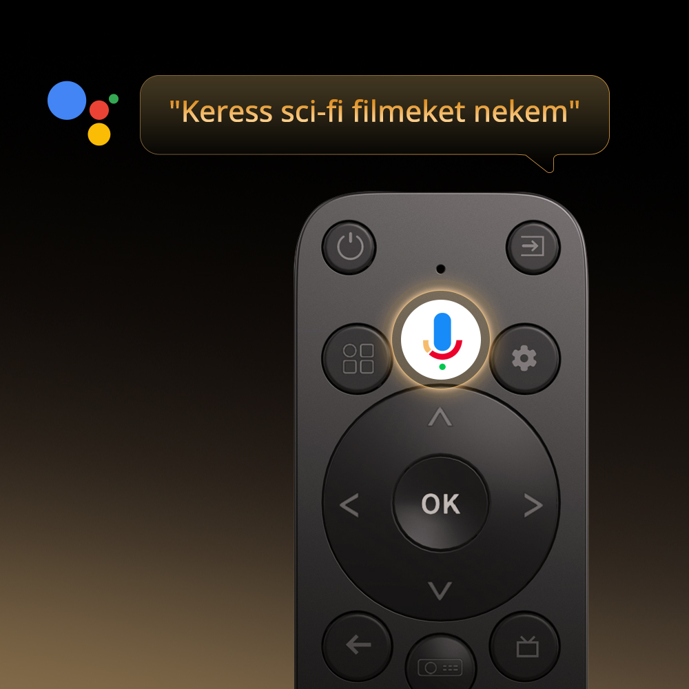 [Netflix & Google TV Certifik&aacute;lt] ETOE E3 Pro Projektor, Dolby Digital Plus, Eredeti 1080P, 600 ANSI, 2GB+16GB, 5G WiFi, 4K Dek&oacute;dol&aacute;s, 20W Surround Hang, Z&ouml;kkenőmentes Automatikus F&oacute;kusz, Google Assistant, 10 000+ Alkalmaz&aacute;s