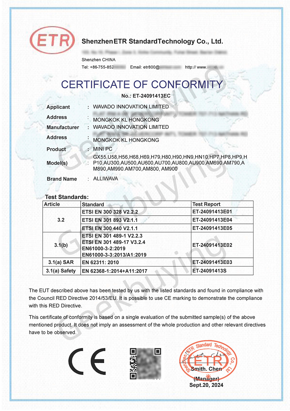 ALLIWAVA U58 Mini-PC, AMD Ryzen 7 5825U 8 Kerne Max 4,5 GHz, 32 GB RAM 512 GB SSD, 2*HDMI+USB-C 4K@60Hz Dreifachbildschirm-Anzeige, WiFi 6E Bluetooth 5.2, 2*USB3.0, 2*USB2.0, 1*RJ45, 1*Audio-Buchse