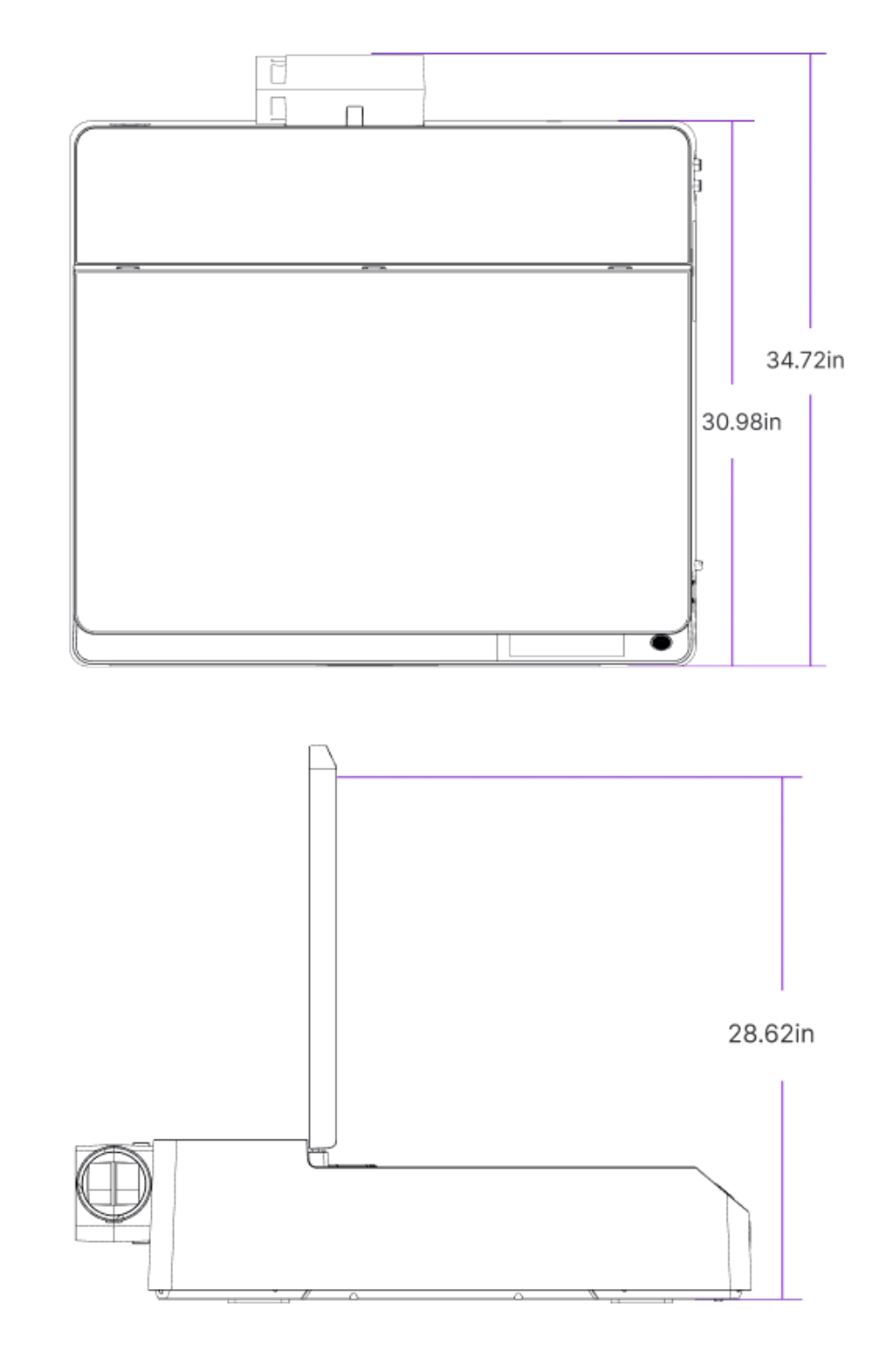 Aliencell X1 40W Desktop Diode Laser Engraver + Air Pump, 600mm/s Speed, 0.08&times;0.1mm Spot, 610&times;477mm Working Area, Dual 8MP Auto-Focus Camera, Standalone Touchscreen, 300+ Material & File Support