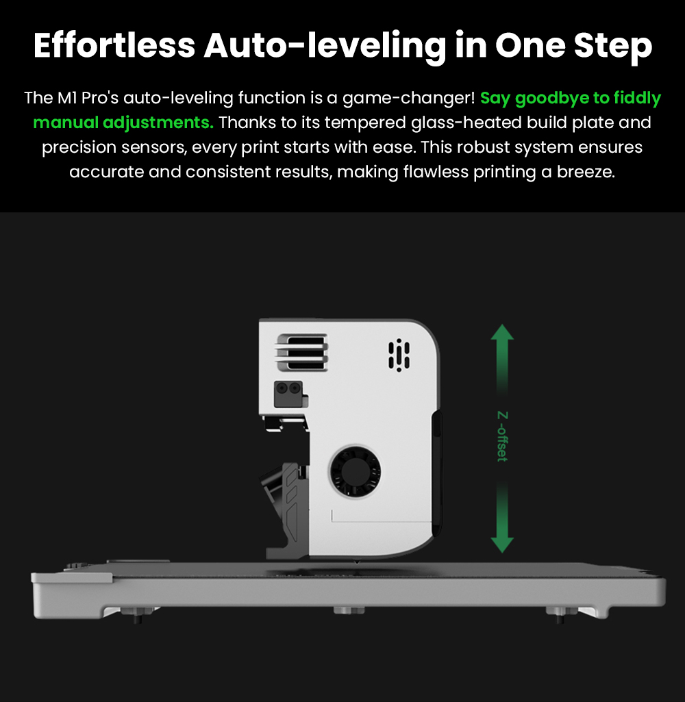 Artillery M1 Pro S1 3D Printer, Fully Enclosed CoreXY, 260×260×260mm Build Volume, Up to 600mm/s, 320°C Nozzle, Closed-Loop Cooling, 0.01mm Precision, Auto Leveling & AI Monitoring