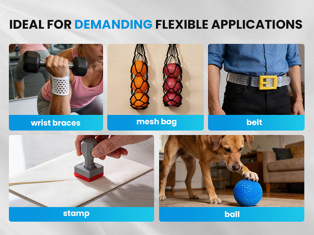 ERYONE TPU 85A Filament, 1 kg - Transparent