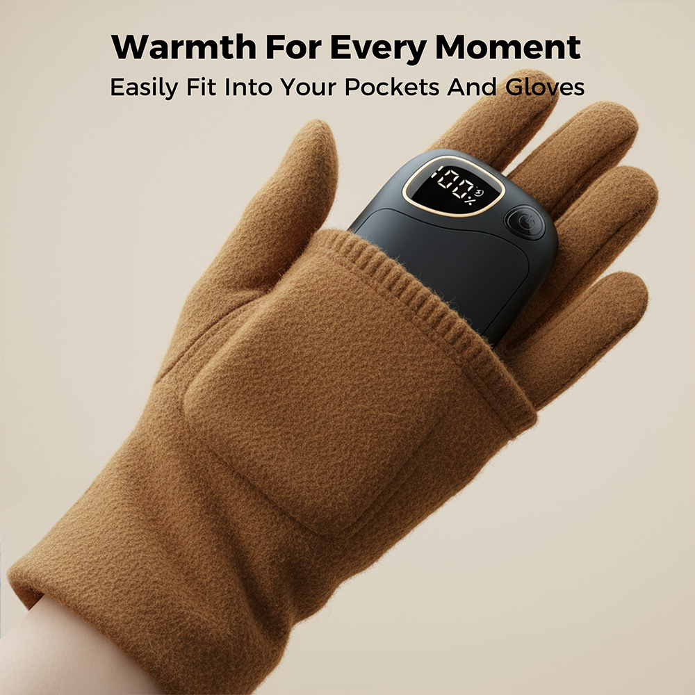 Flashfish ST01 2-in-1 Magnetische Handw&auml;rmer, 3,5 Stunden Schnellladung, 360&deg; Rundum-W&auml;rme, 4 Heizstufen, 2 x 3500 mAh, Taschenformat