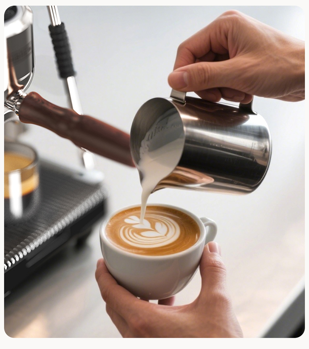 HiBREW H21 Espresso Coffee Machine, Triple-Boiler Dual-Pump, PID Temperature Control, 9-Bar Pressure, 58mm Portafilter, Simultaneous Brewing & Steaming, 1.8L Water Tank, Cappuccino & Latte Maker