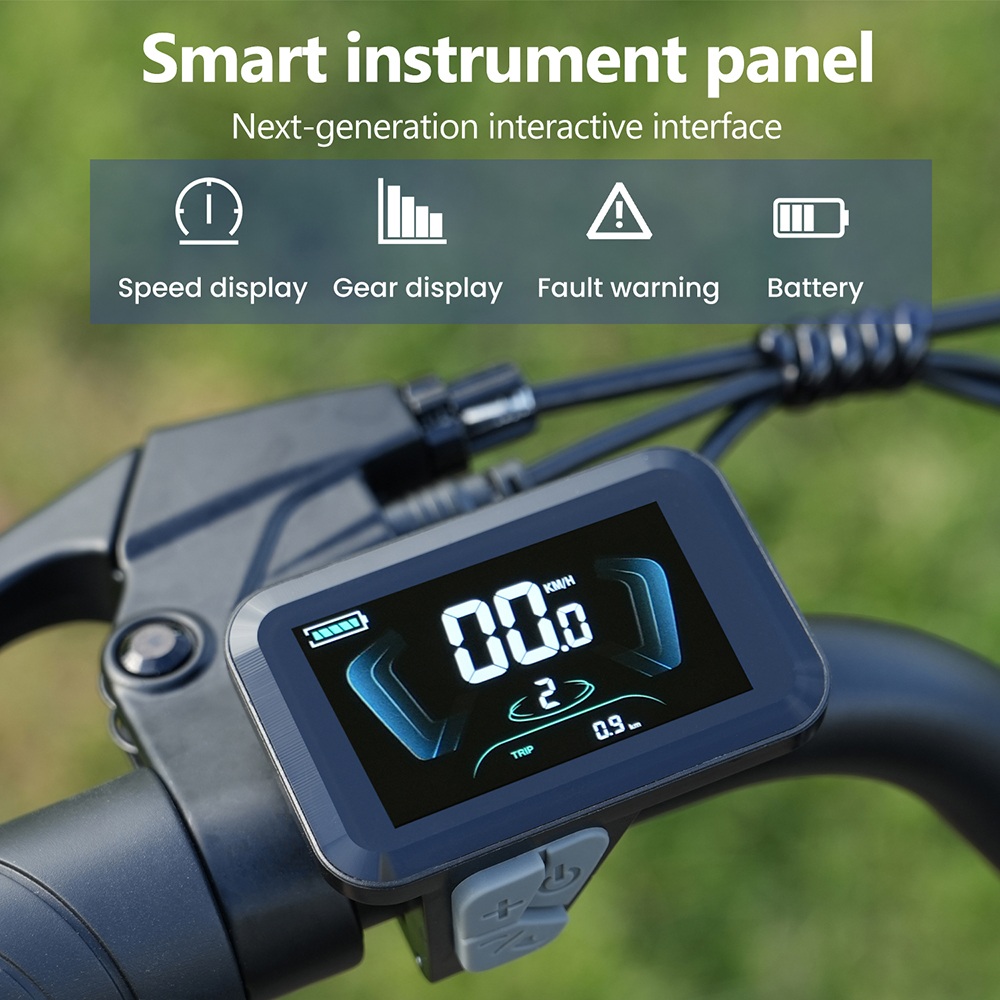 Hidoes B6mini Electric Bike, 500W Motor, 48V 10.4Ah Battery, 16 inch Tires, 35km/h Max Speed, 28km Range, Front & Rear Disc Brake, Front Fork Suspension & Rear Spring Suspension