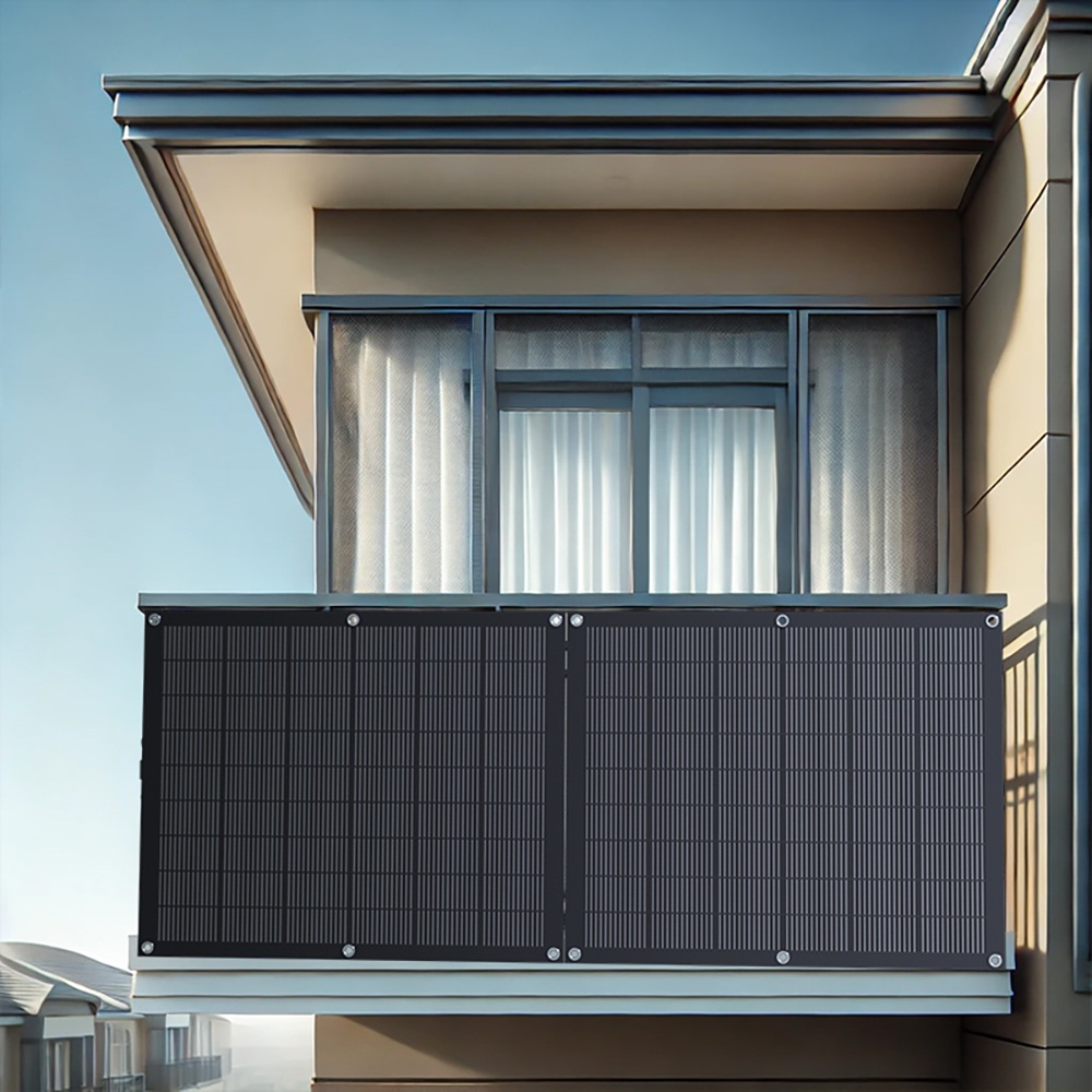 LIONSHEE LS-PV800Mi 800W Flexibles Solar-Set, 4&times;200W Module + 1 Mikro-Wechselrichter, 23,5% Wirkungsgrad, IP67 wasserdicht, 5m Netzkabel, Plug-and-Play f&uuml;r Balkon & Wohnmobil